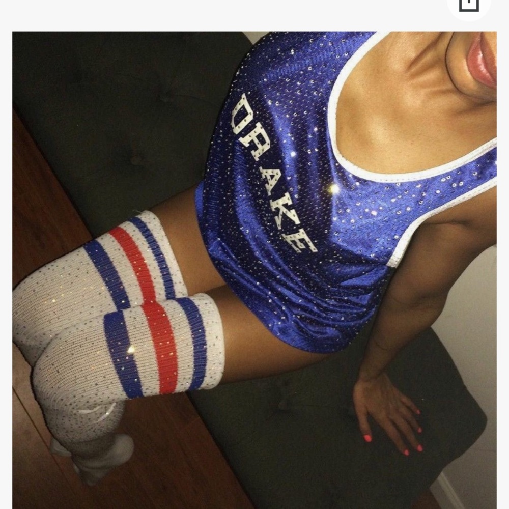 Sparkle over knee socks